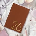 thumbnail image 4 of 2026 Planner Calendar,Hardcover 2026 Calendar Planner,2026 Hardcover Weekly Planner Notebook,with Monthly Tab 80Gsm Thick Paper Daily Planner 365-Day Office Plan,Brown, 4 of 9