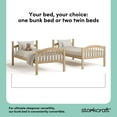 thumbnail image 5 of Storkcraft Long Horn Twin over Twin Bunk Bed, Natural, 5 of 17