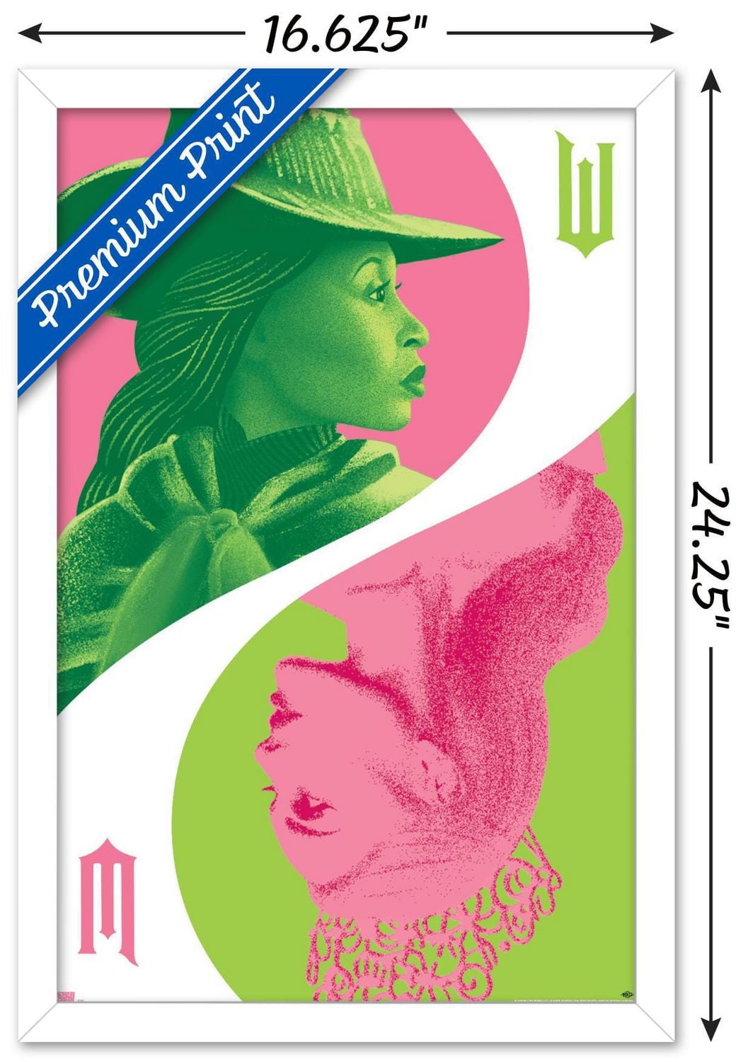 Wicked - Reflection Wall Poster with Push Pins, 22.375" x 34"