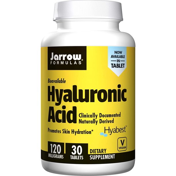 Jarrow Formulas Hyaluronic Acid, Promotes Skin Hydration, 120 mg, 30