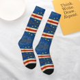 thumbnail image 6 of Women's Knee High Socks Retro Cape Verde Flag Outdoor Casual Tube Socks, 6 of 7