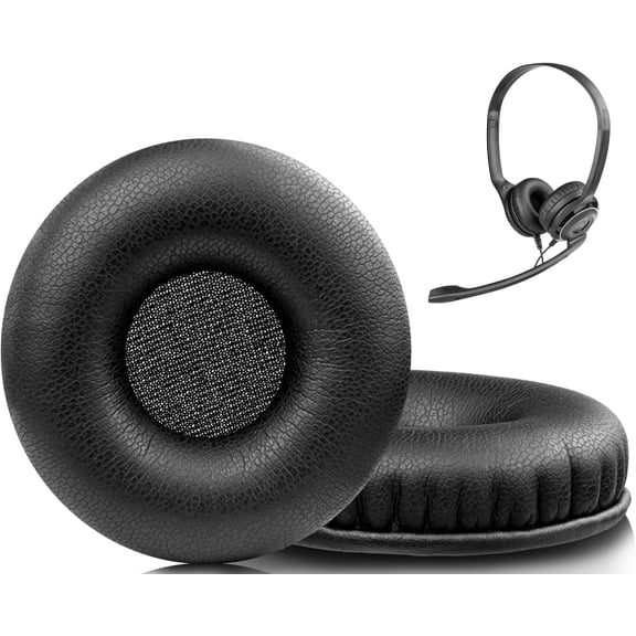 SOULWIT 50mm Ear Pads Cushions Replacement for Sennheiser PX80/PX100/PX100II/PX200, PC30/PC36/PC130/PC131/PC140/PC145, PMX100/PMX200, PXC150/PXC250/PXC300, SC30/SC60/SC75/SC230/SC260/SC630