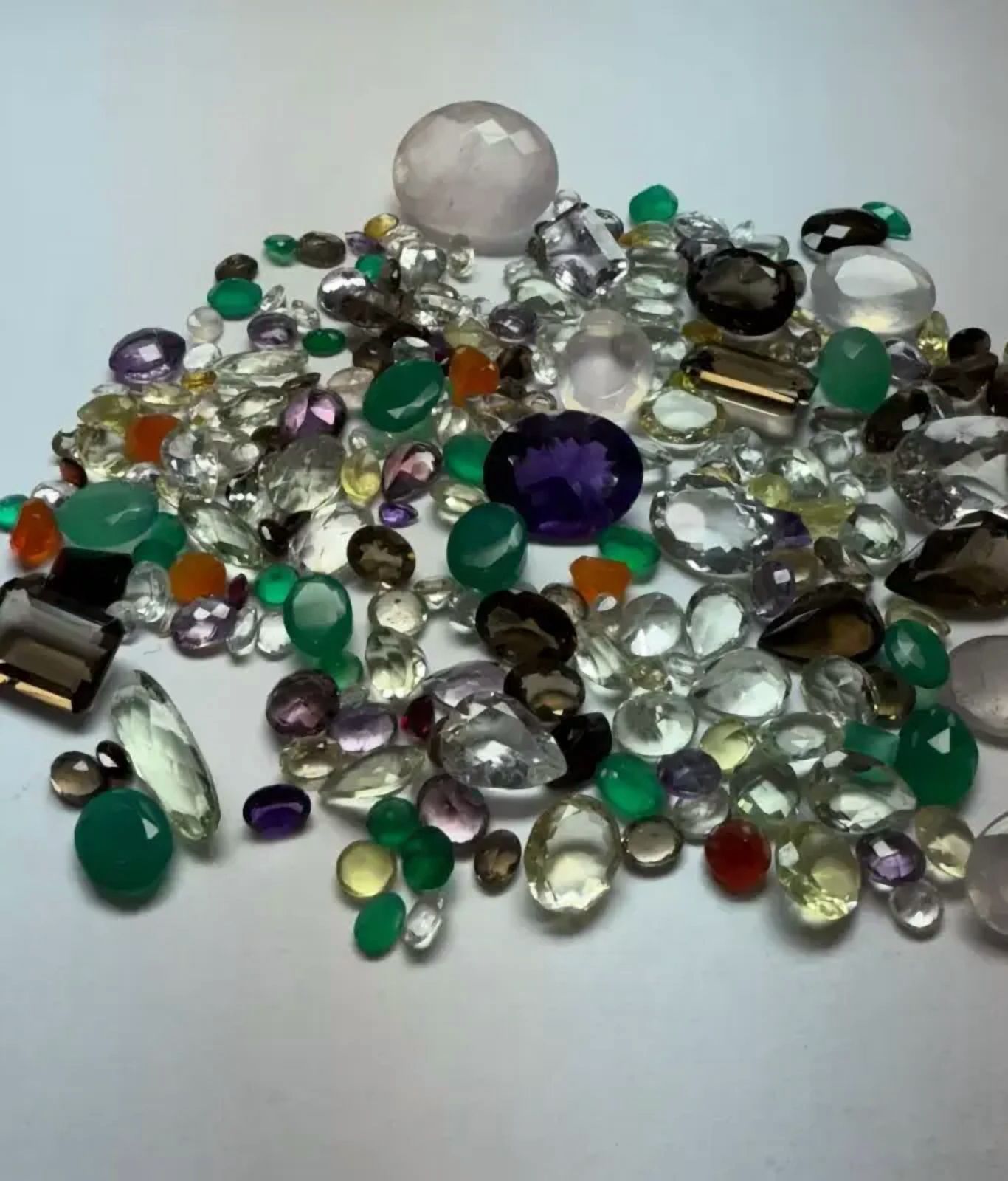 Wholesale Gemstones Loose Mix Lot Semi-Precious Faceted Natural Stones 50 Carat