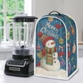 thumbnail image 5 of HELLHERO Merry Snowman Easy to Install Coffee Machine Dust Cover for Kitchen Use Polyester, Machine Washable, Stylish, 5 of 6
