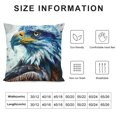 thumbnail image 5 of Orinice Eagle Graphic Decorative Cushion Throw Pillow Cover for Home Couch Bed Sofa, Soft and Durable 1PC 22x22in, 5 of 5