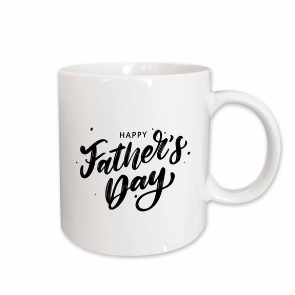3drose, Happy Fathers Day Greetings Gift for Dad, 11oz Mug
