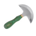 thumbnail image 2 of Round Head Knife, Leather Working Knife Wood Handle Round Head  For Leather, 2 of 8