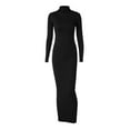 thumbnail image 7 of Women's Casual Bodycon Dress Stylish Basic Wardrobe Slim Fit Work Home Spring Summer Autumn Versatile Comfortable Womens Casual Trendy Midi Dresses, 7 of 7