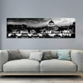 thumbnail image 3 of Aaheei St. Peter's Cathedral Wall Art Black and White Italy Rome Church Canvas Wall Decor City Skyline Panoramic Pictures Europe Building Skyscraper Painting Artwork Office Home Decoration, 3 of 6