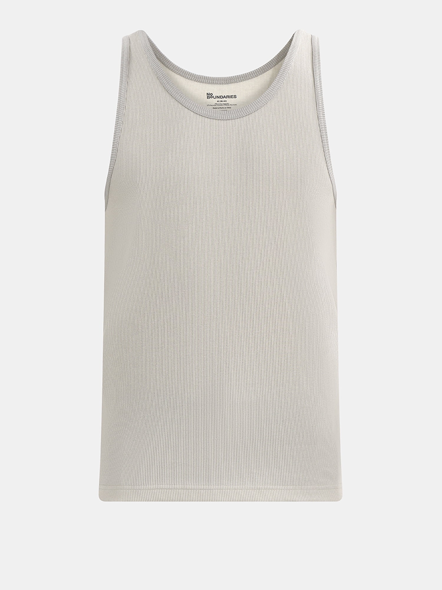No Boundaries Skin Tone Basic Tank Top, 3-Pack, Men's