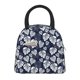thumbnail image 1 of Disketp White Leaves Bolsa Térmica para Almuerzo, Lonchera con Abertura Amplia y Gran Capacidad, Organizador Reutilizable para Mujeres, Hombres y Adultos, 1 of 6