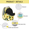 thumbnail image 4 of "Wildflower and Sunflower Design College Backpack - Cute Floral Print School Bag for Women, Durable Bookbag with 15.6 Inch Laptop Pocket", 4 of 6