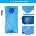 thumbnail image 5 of Deago Lightweight Hydration Pack Backpack with 2L Water Bladder for Running, Hiking, Cycling, Climbing, Camping, Biking (Blue), 5 of 9