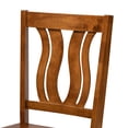thumbnail image 5 of Baxton Studio Anesa Modern and Contemporary Transitional Walnut Brown Finished Wood 5-Piece Dining Set, 5 of 5