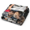 thumbnail image 2 of jey Wresting USO Flannel Novelty Blanket,Large Modern Fleece Throw Blanket for Couch Bed Sofa Camping,Women Lightweight Warm Plush Air Condition Blankets 60x80, 2 of 6