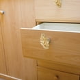 thumbnail image 4 of unbranded Pomeles De Cajón De Latón Dorado Con Peonía Elegante Estilo Retro Para Muebles, 4 of 8
