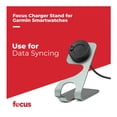 thumbnail image 3 of Focus Camera Portable Charger Stand for Garmin Smartwatches with 3-Ft UBS Cable, 3 of 13