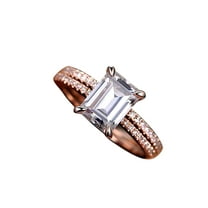 Vintage 2 Carat Man made diamond moissanite and Man made diamond moissanite Halo Bridal Set with 18k Gold Plating