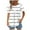 #White, variant on Xixinqiwan Women Tops under $10.00,Women Summer Casual Shirts Short Sleeve Striped Tunic Tops Crew Neck Tee Tshirt Blouses for Women Army Green L