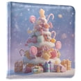 thumbnail image 6 of Photo Album 11.8x11.2 Inch Leather Cover Photo Book Scrapbooking Albums for Weddings Birthdays Anniversaries Christmas Tree Made Of Candy, 6 of 9