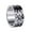 Silver, variant on Men Women's 10mm Cracked Spider Web Ring Band Stainless Steel Personalized Daily Jewelry Ancient Silver Size 9