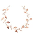 thumbnail image 1 of Qarigey Diadema de hoja de oro rosa elegante y delicada de aleación para regalos de diadema de boda nupcial Accesorio para el cabello, 1 of 6