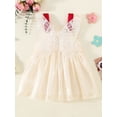 thumbnail image 3 of Infant Girls Summer Princess Dress Elegant Butterfly Wings Casual A-Line Party Dress, 3 of 9