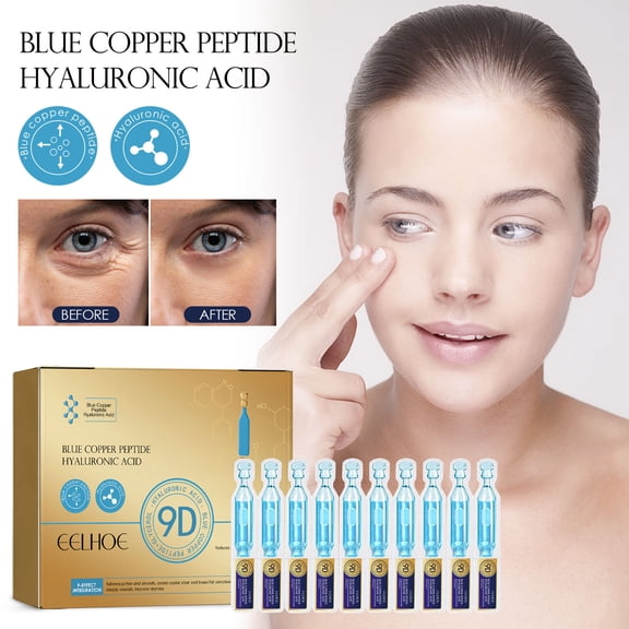 Kokovifyves Beauty and Skin Care Products Moisturizing and Brightening Blue Copper Peptide Hyaluronic 15ml