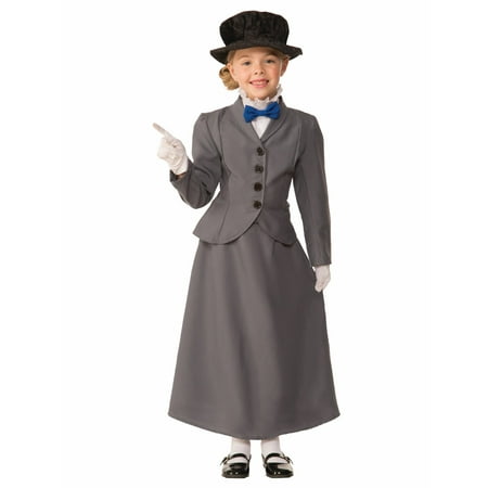 Girls English Nanny Costume