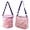 Pink, variant on 2PCS Shell Bags, Orange Mesh Toy Bag Shell Collecting Bag Totes with Zipper Sea Beach Toys Mesh Beach Bag Kids for Picking Up Shells Beach Sand Toy for Boys and Girls
