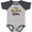 Heather and Navy, variant on Inktastic I Am Black History Boys or Girls Baby Bodysuit