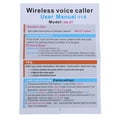 thumbnail image 4 of Yucurem 2 Way Voice Intercom Waterproof - Super Long Range Intercomunicador - Easy Install Wireless Audio Intercom for for Home Hospital Office (Black), 4 of 10