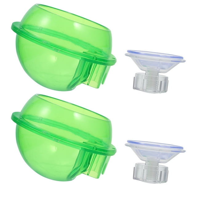 BRIGHTFUFU 2 comederos para reptiles, contenedor de comida antiescape para lagartijas, herramienta de alimentación para mascotas rastreras