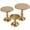 Gold, variant on Set Of 3 Cake Stands Metal Round Holder Dessert Pie Pizza Display Stand 8" 10" 12" Serving Tray Decoration For Wedding Celebratio