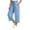 Light Blue, variant on Womens Gingham Barrel Capri Pants Plaid Palazzo Trousers Harem Pants Pockets Summer Beach Vacation Red XXL(XXL)