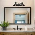 thumbnail image 6 of Kira Home Welton 19" Farmhouse Light, Dual Funnel Shades, Dark Bronze Wall Sconce Bathroom Light, Brushed Dark Bronze, 6 of 9