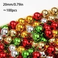 thumbnail image 3 of Perlas navideñas acrílicas CYEENUT de 20 mm, 100 unidades, opacas, 3 of 6