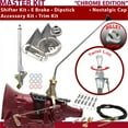 thumbnail image 1 of American Shifter  727 Shifter Kit Chrome 23 in. E Brake Cable Clamp Trim Kit Dipstick for F3701, 1 of 1