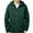 Mens Jackets & Coats Green, variant on M-4XL Rain Coats for Men with Hoodies and Pockets Plus Size Full Zipper Up Jackets Casual Solid Long Sleeve Outdoor Hiking Outerwear Jacket