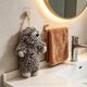 thumbnail image 5 of Bear Chenilles Hand Towel Cute Cartoons Bear Fuzzy Fuzzy Ball Hand Towel Absorbent Decorative Fuzzy Ball Hanging Towel For Bathrooms And Kitchens, 5 of 6