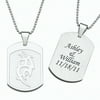 Personalized Planet Stainless Steel Tribal Dog Tag Pendant