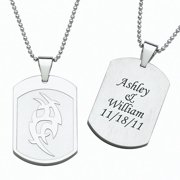 Personalized Planet Stainless Steel Tribal Dog Tag Pendant