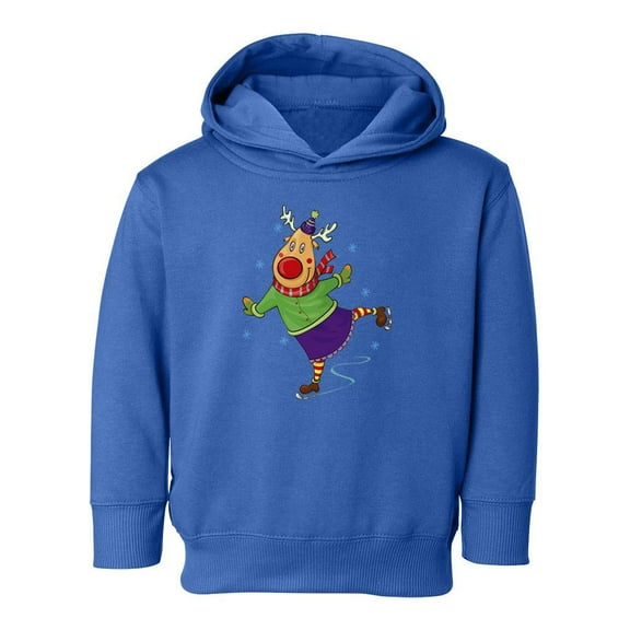 Skating Reindeer Hoodie Toddler -Image by Shutterstock, 2 Toddler
