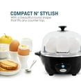 thumbnail image 2 of Máquina para cocer huevos Elite Gourmet EGC-007B# Rapid, 7 huevos, color negro, 2 of 9
