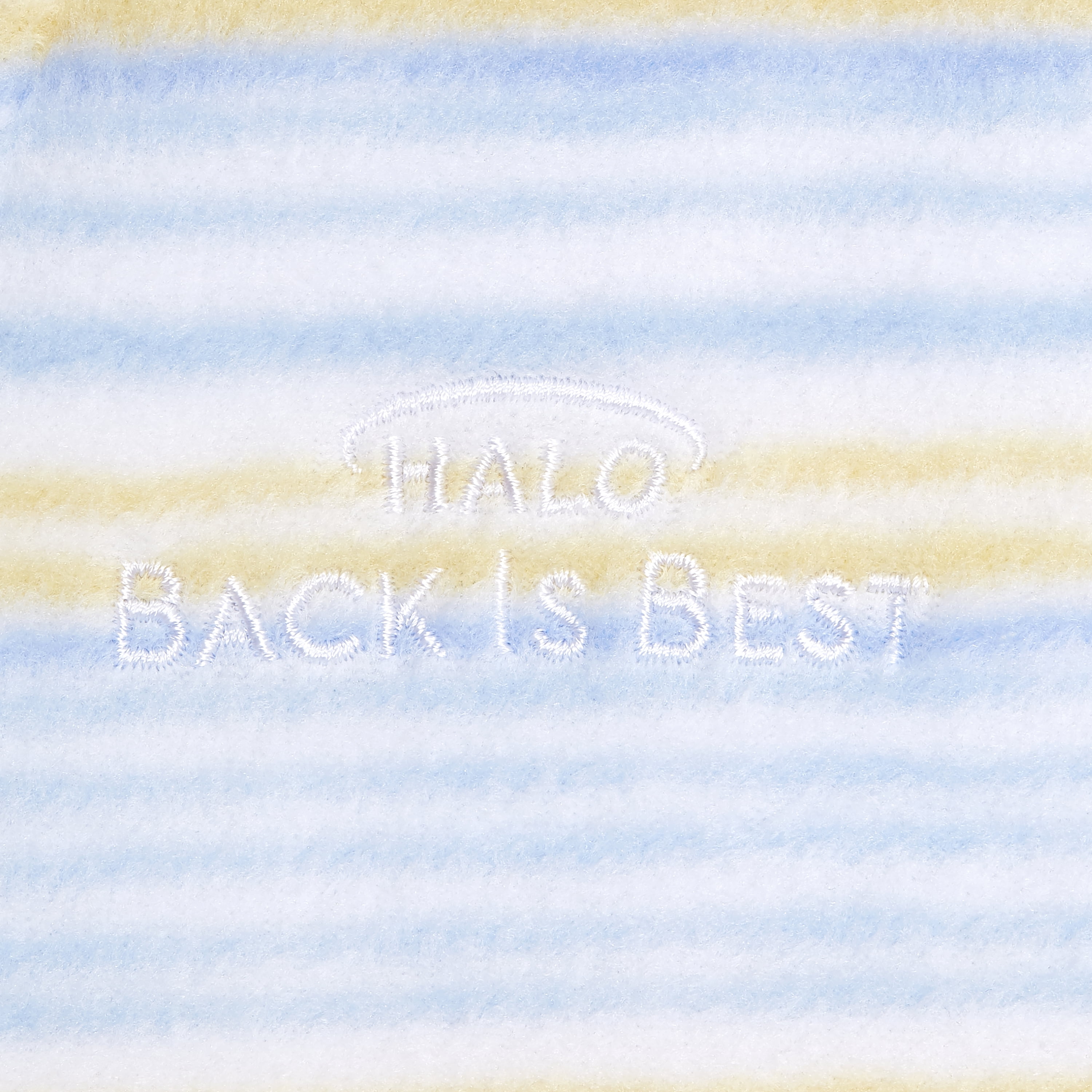 HALO SleepSack Wearable Blanket, Micro-Fleece, Multi Stripe Blue, Infant Boys, Medium, 6-12 Months