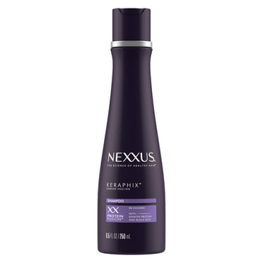 Nexxus Keraphix Shampoo with Keratin Protein & Black Rice Silicone-Free, 8.5 oz Squeeze Bottle
