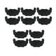 thumbnail image 4 of 6x10 Uds. Cubierta reafirmante de sujetador Invisible transpirable para mujer 21,3 cm x 11,8 cm negro 2 piezas, 4 of 7