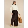 thumbnail image 4 of ELOQUII Women's Plus Size Tall Corduroy Patch Pocket Pant, 4 of 4