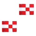 thumbnail image 1 of Soidarity Accesorios de Golf para hombres Golfs Putting Green Flags Drop Nylon Plaid Pattern Markers Training Flag Gifts rojo blanco rojo blanco 2piezas Soidarity CBP209017, 1 of 6
