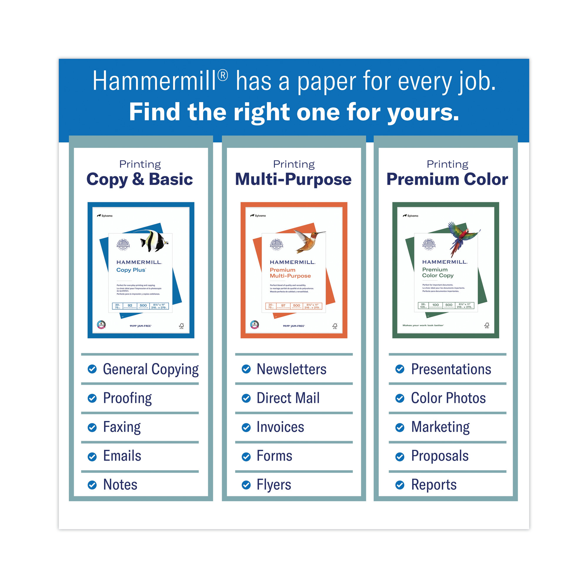 Hammermill Copy Paper, 20lb, 11" x 17", 500 Sheets photo 3